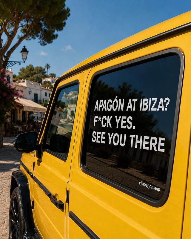Apagón landing en Ibiza